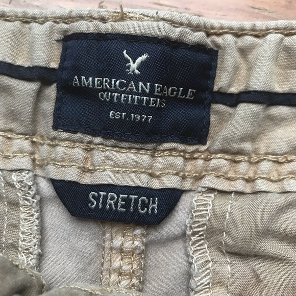 American Eagle khaki shortie shorts - Picture 3 of 5